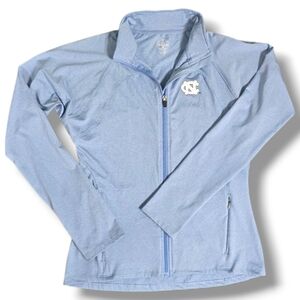 Rivalry Threads | UNC Tar Heels Womens Fitted Full Zip Wicking Mock Neck Jacket